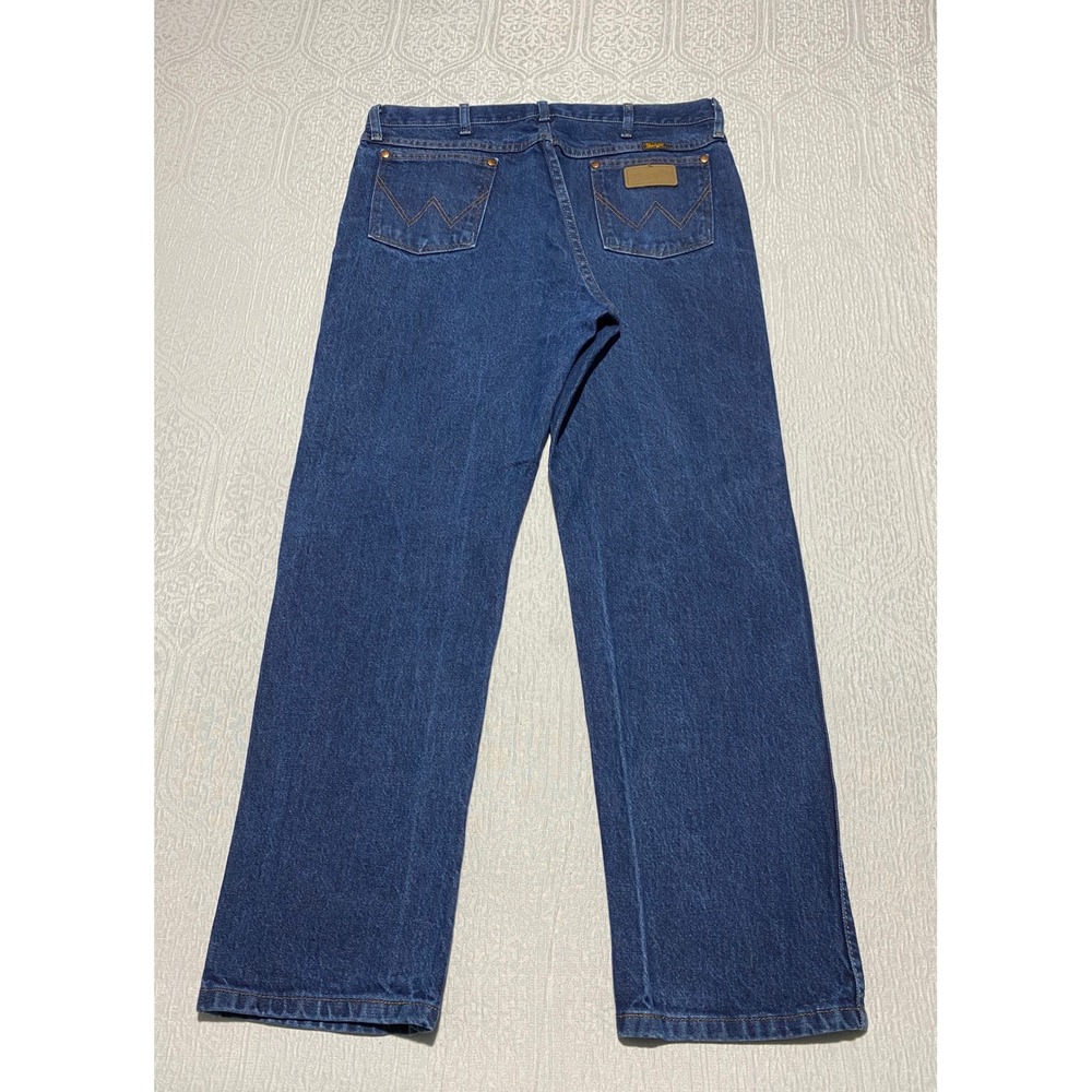 Vintage Wrangler Jeans Men's Size 36×30 Blue Western Cowboy Cut 1013MWZPW